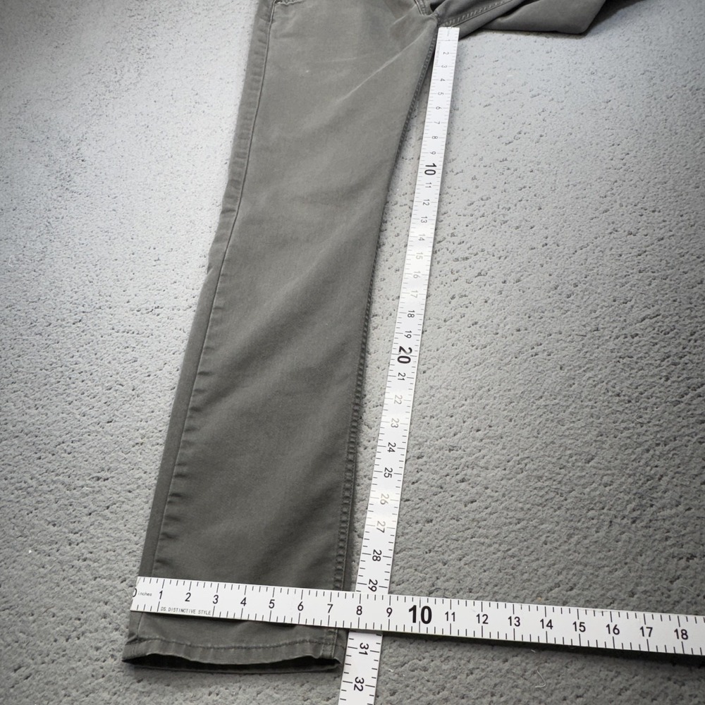 Patagonia Jeans Mens 31x32 Gray Chino Performance Twill Slim Straight Stretch - Picture 10 of 16